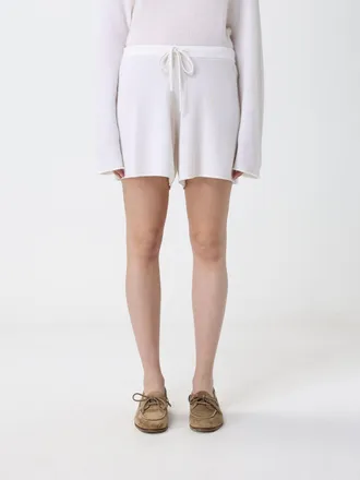 Allude Pantaloncini in cashmere con coulisse