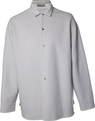 Fear of God Fear of God, beige overjacket in wool and cashmere
