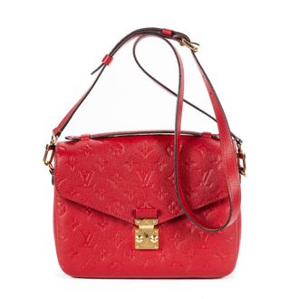 Louis Vuitton Pre-owned Womens Pochette Metis MM Shoulder Bag - Red - One Size