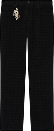 Emporio Armani Slim Fit Jeans - Heren - Regular Fit Jeans - Zwart - W34 - Leer - Jeans