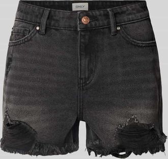 Only Regular Fit Jeansshorts aus reiner Baumwolle Modell PACY in Black, Gr&ouml;&szlig;e XS