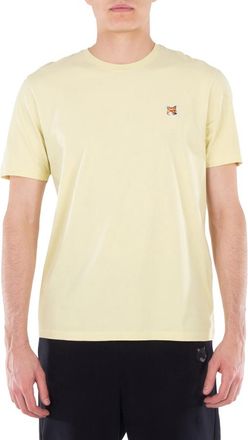 Maison Kitsuné Fox Head Patch T-Shirt, Size Medium
