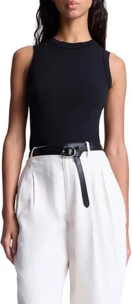 A.L.C. Hadley Cotton Tank in Black at Nordstrom, Size X-Small