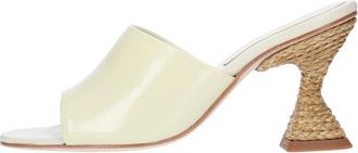 Paloma Barcel&oacute; Brigitte Mule - Dames - Muiltjes - Beige - 36 EU - Leer - Schoenen