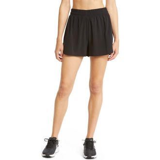 Beyond Yoga In Stride Lined Shorts in True Black at Nordstrom Rack, Size X-Small