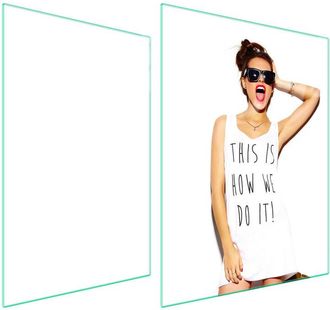 OEM Placa Protectora De Vidrio Para Estufa 70x52 Mujer