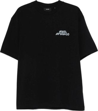Axel Arigato T Shirt Nero-Uomo