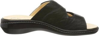 Think Slippers - Dames - Schoenen - Zwart - Maat: 41 EU Leer