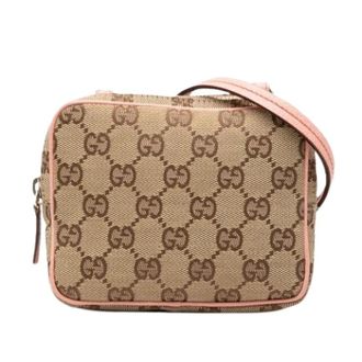 Gucci Pre-owned Mini Bags, female, Beige, Size: ONE SIZE Pre-owned Mini Crossbody Bag
