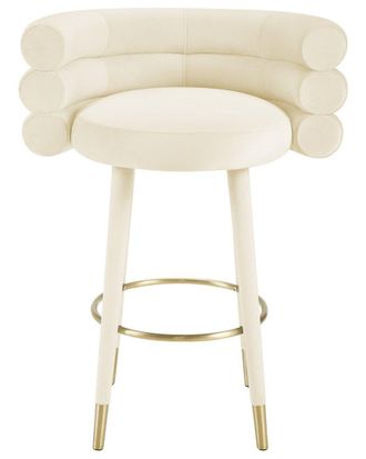 TOV Furniture Tov Furniture Betty Velvet Barstool