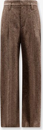 Brunello Cucinelli Pantaloni in lana vergine m&eacute;lange - BRUNELLO CUCINELLI - gender_Woman