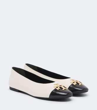 Tory Burch Bailarinas Charlie de piel