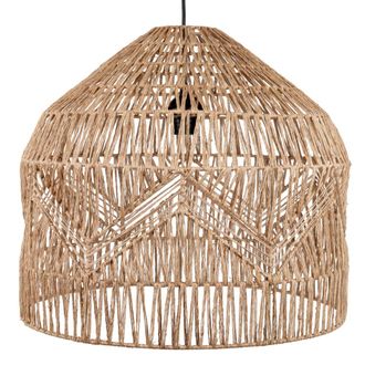 Maisons du monde L&aacute;mpara de techo no electrificada de yute trenzado 43 cm