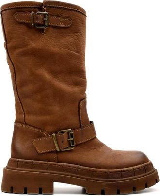Zoe Lincol 04 Hoge Laarzen - Dames - Hoge Laarzen - Bruin - 38 EU - Schoenen