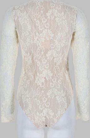 Zimmermann Lace Bodysuit - Ivory