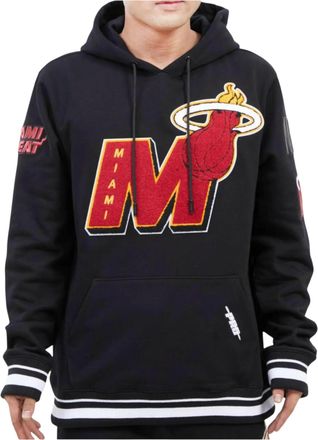 Pro Standard Pro Standard NBA Miami Heat Mash Up Logo P/O Hoodie in Black Men