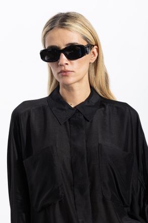 Prada 17WS Sunglasses, Unisex, Black