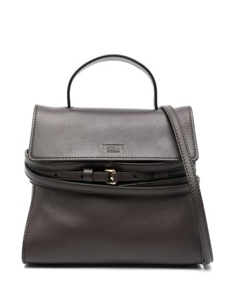 Moschino Kleine Tie Me shopper - Bruin