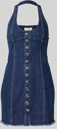 Max & Co. Mini-Jeanskleid aus reiner Baumwolle Modell LONCIA in Jeansblau, Gr&ouml;&szlig;e 34