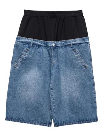 Spencer Badu drop-crotch shorts - Blue