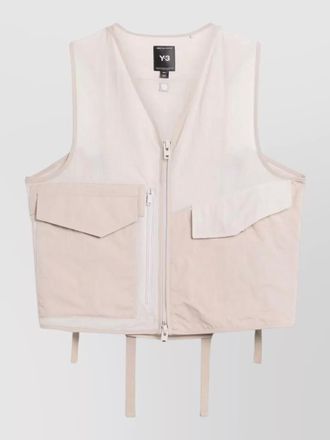Yohji Yamamoto vest adjustable straps front pockets