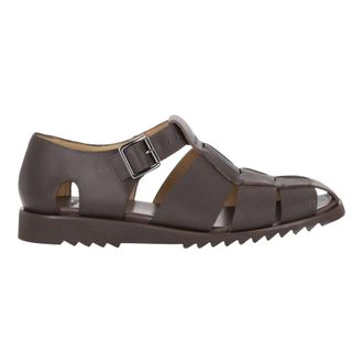 Paraboot Flat Sandals, male, Brown, Size: 10 US Flat Sandals