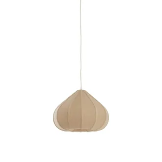 Light & Living Light & Living - L&aacute;mpara Colgante - Zubeda - Beige - Textil - &Oslash;