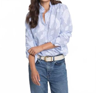 Elliott Lauren Honeysuckle Shirt In Blue