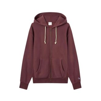 Champion Zip-throughs, male, Red, Size: XL Reverse Weave Zip Hoodie
