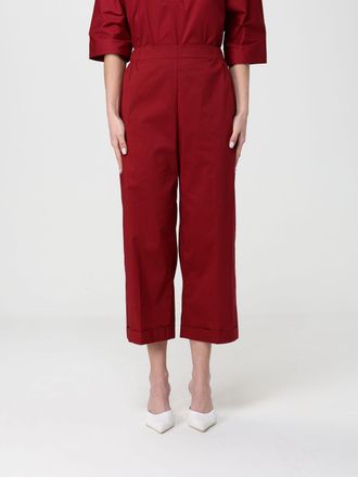 Liviana Conti Claude Cotton Blend Cropped Fit Trousers