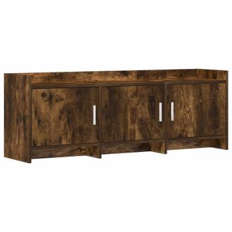vidaXL Mueble De Tv 130 X 33 X 47 Cm Roble Ahumado Vidaxl