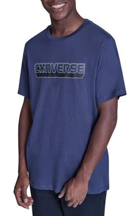 Converse Dimension Logo Tee in Converse Navy at Nordstrom, Size X-Large