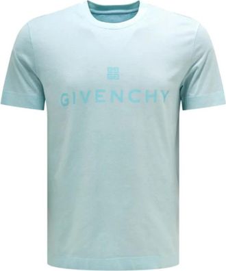 Givenchy Oversized T-shirt - Heren - T-shirts - Blauw - XS - Katoen - Tops