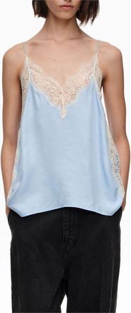 Bimba & Lola Lace Camisole Top in Light Blue at Nordstrom, Size Medium Eu
