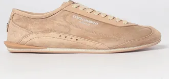 Dolce & Gabbana Sneakers Lipari in pelle di vitello scamosciata con logo