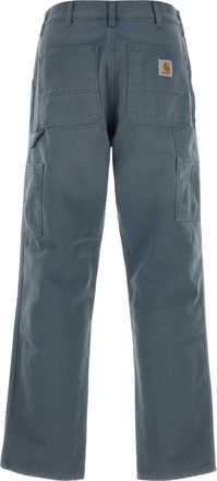 Carhartt Work in Progress Mens Air Force Bleu Canvas Single Knee Pant Cozybluestonecanvas Exterior: Cotton Pantaloni Trousers