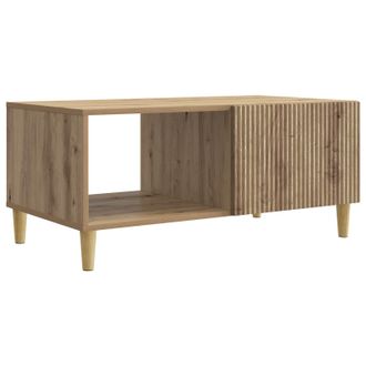 vidaXL Mesa De Caf&eacute; Roble Artesanal 90 X 50 X 40 Cm Vidaxl