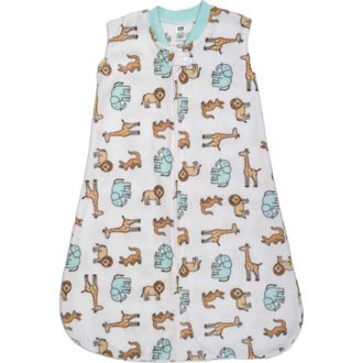Hudson Baby Plush Sleeping Bag, Sack & Blanket in Cute Safari at Nordstrom