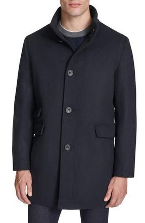 Kenneth Cole Melton Walker Coat in Navy at Nordstrom Rack, Size Large