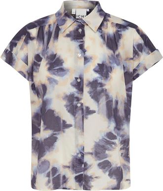 Ichi Emmereetta Cotton Shirt in Tie Dye Aop at Nordstrom Rack, Size X-Small