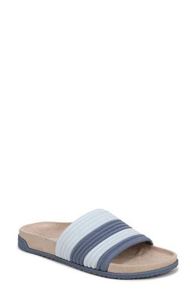 Vionic Evie Slide Sandal in Pacific Blue/Ice Blue at Nordstrom, Size 6.5