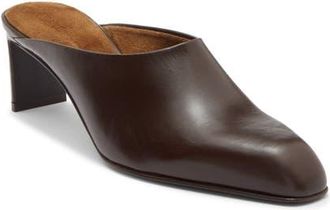 Khaite Colt Square Toe Mule in Cacao at Nordstrom, Size 40.5