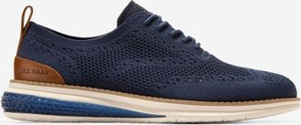 Cole Haan Mens &Oslash;riginal Grand Energyweave Stitchlite Wingtip Oxford Shoes - Blue Size 10.5