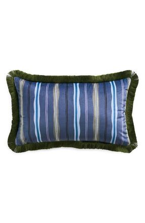 Ted Baker Stripe Accent Pillow in Sapphire Blue at Nordstrom