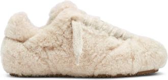 Axel Arigato Tact Shearling Runner - Dames - Sneakers - Beige - 41 EU - Wol - Schoenen