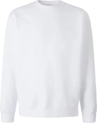 Givenchy Sweatshirts, male, White, 2XL, Logo Patch Sweatshirt