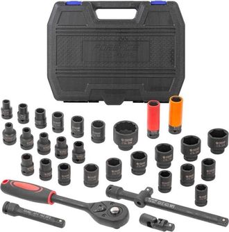 OEM Juego De Llaves De Vaso De Impacto 1/2 32 Piezas