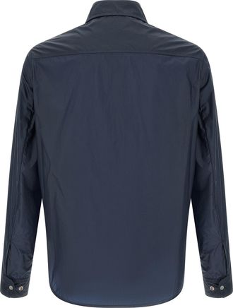 Moncler Mens Blue Polyamide Blouse