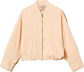 Twinset Chaqueta Bomber con Mangas Kimono - Jackets - Mujer - Rosa - S