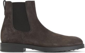 Tod's Schoenen, Heren, Bruin, 42 EU, Su&egrave;de, Chelsea enkellaarsjes